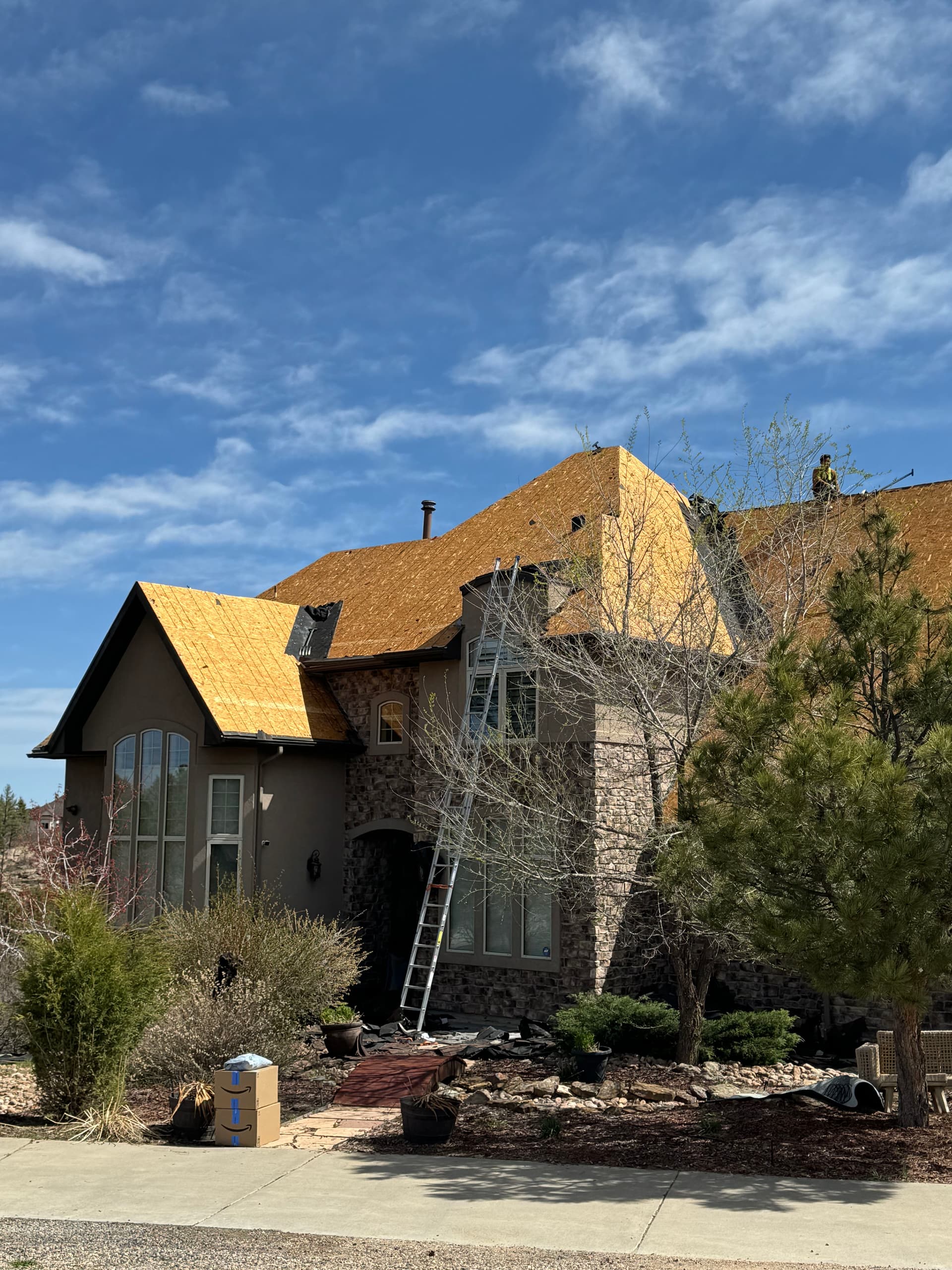 Gallery photos for Steep Pitch Shingle Roof Installation in Castle Rock: Image #1