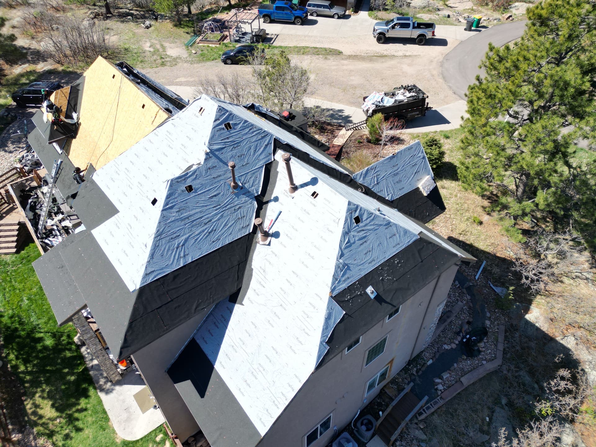 Gallery photos for Steep Pitch Shingle Roof Installation in Castle Rock: Image #4