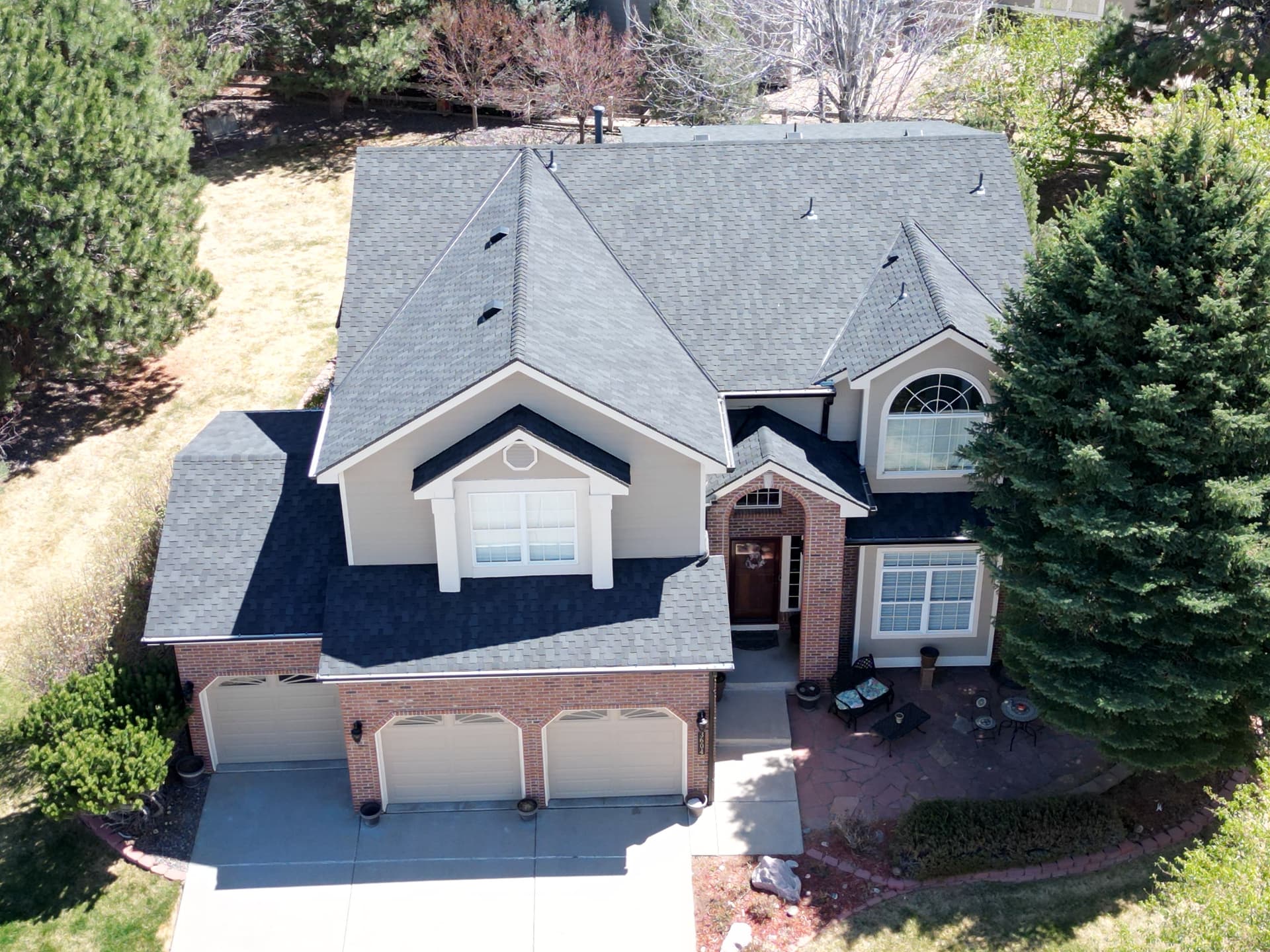 Gallery photos for GAF Grand Sequoia Shingle Roof Install on a Large Two-Story Home: Image #1