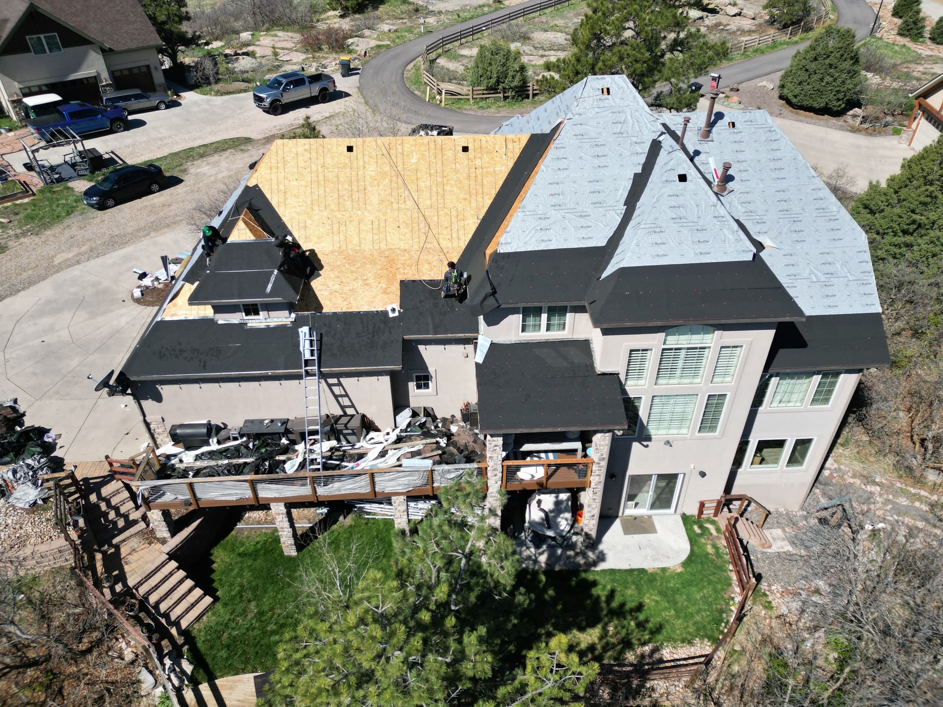 Gallery photos for Steep Pitch Shingle Roof Installation in Castle Rock: Image #3