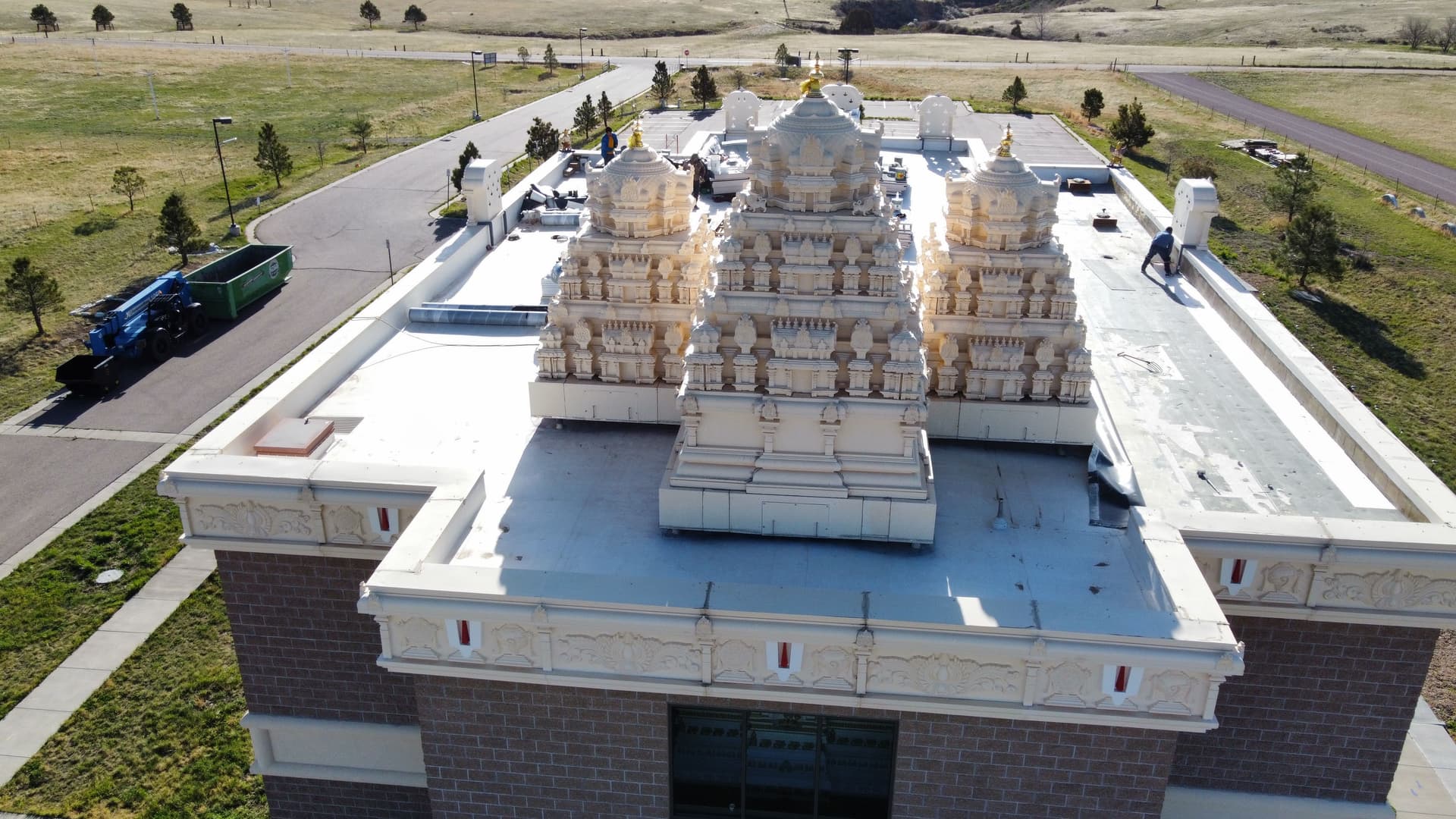 Full TPO Flat Roof Installation at SV Temple of Colorado image