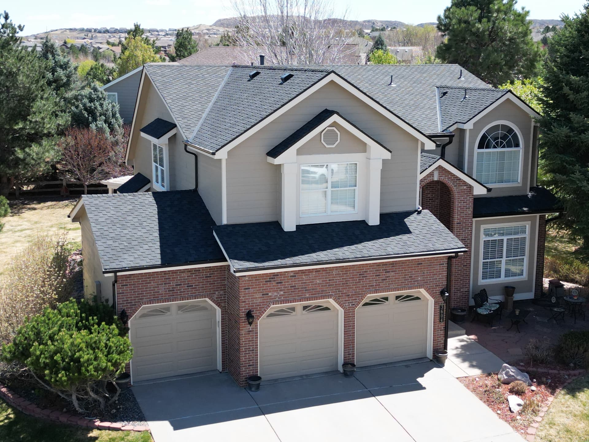 GAF Grand Sequoia Shingle Roof Install on a Large Two-Story Home image