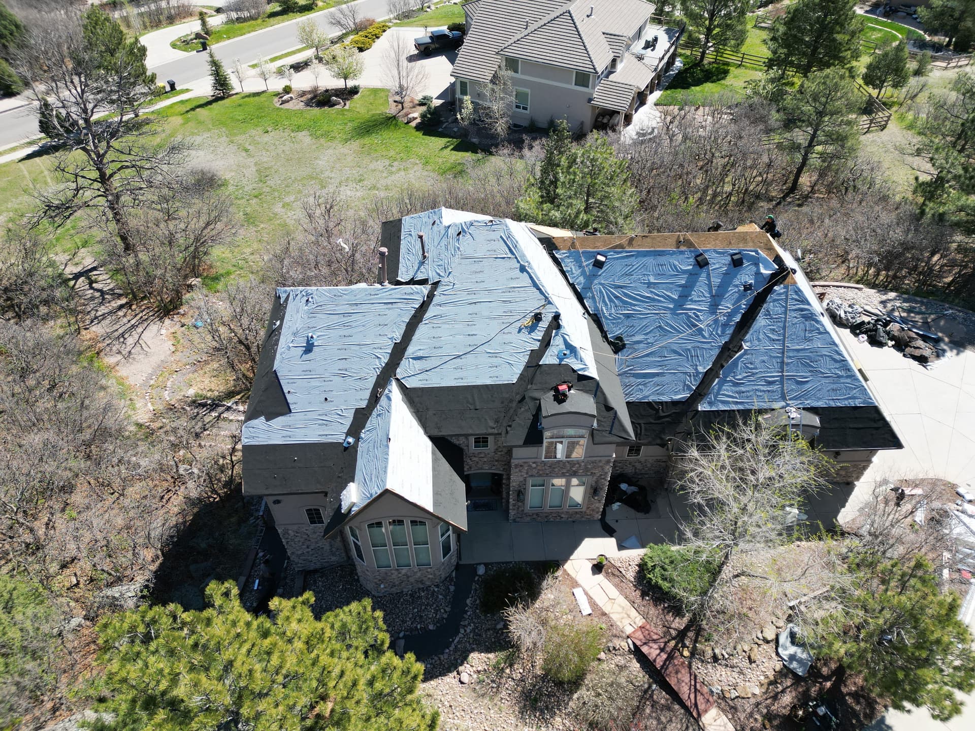 Gallery photos for Steep Pitch Shingle Roof Installation in Castle Rock: Image #5