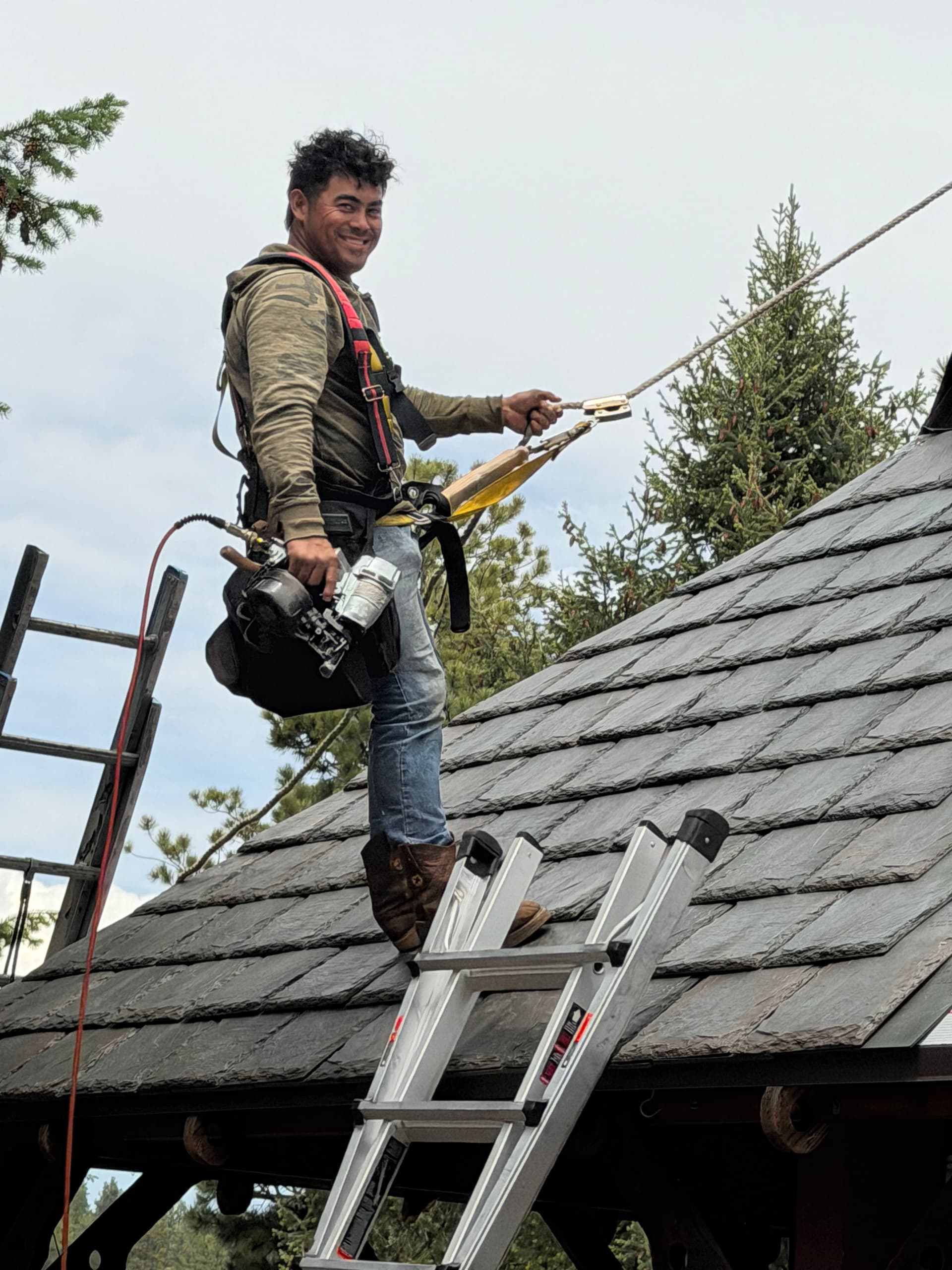 Gallery photos for Recycled Roof Tile Installation That Blends Character With Real Protection: Image #1