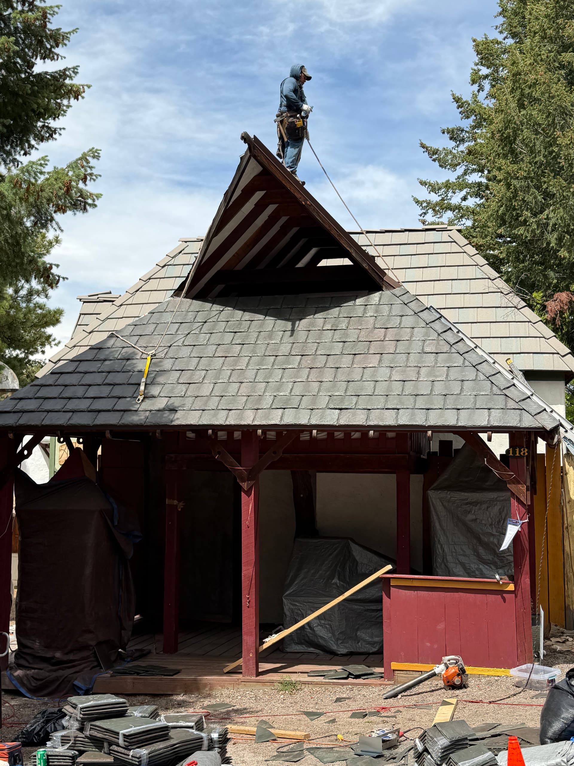 Gallery photos for Recycled Roof Tile Installation That Blends Character With Real Protection: Image #7