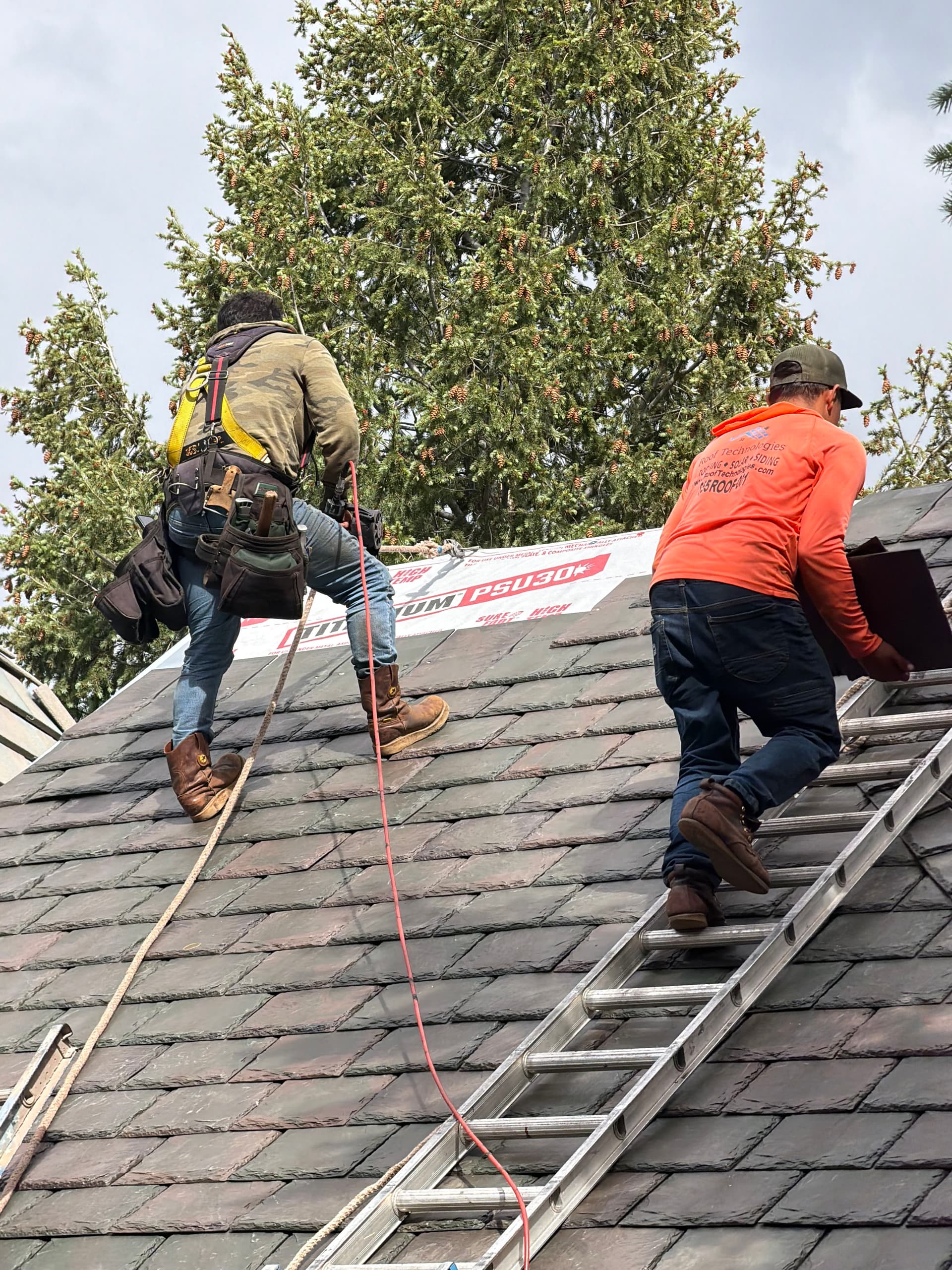 Gallery photos for Recycled Roof Tile Installation That Blends Character With Real Protection: Image #8
