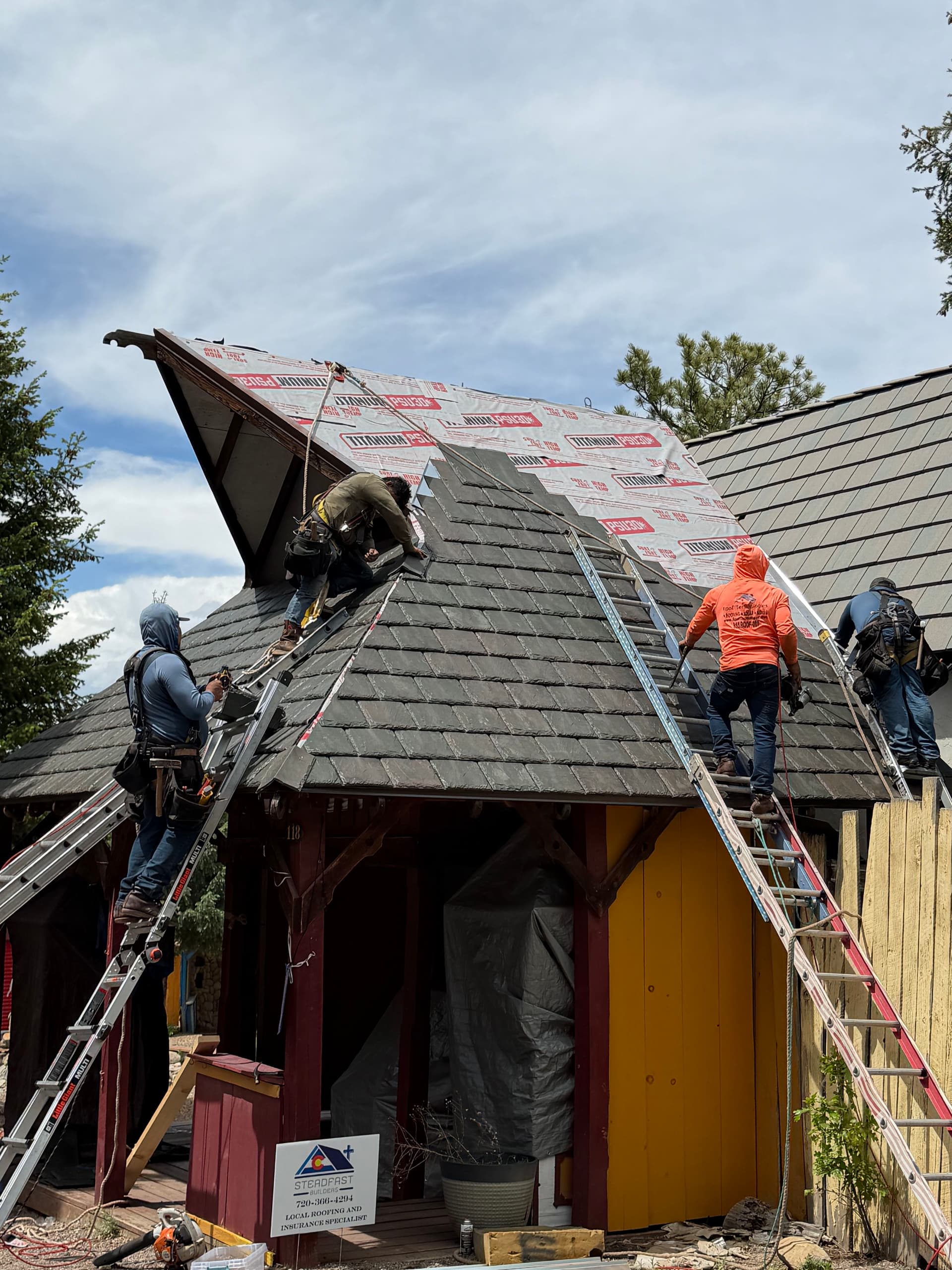 Gallery photos for Recycled Roof Tile Installation That Blends Character With Real Protection: Image #6